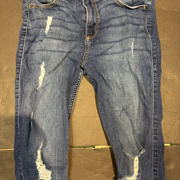 Hollister Women’s Skinny Jeans – Size 7R (W28 L30) – Ripped Knee Urban Style - Picture 2 of 8